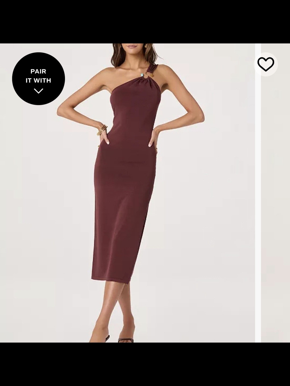 ASTR Sleeveless One Shoulder Bodycon Dress S $138
